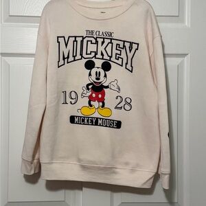 Disney Mickey Mouse 1928 Graphic Sweatshirt - Cream